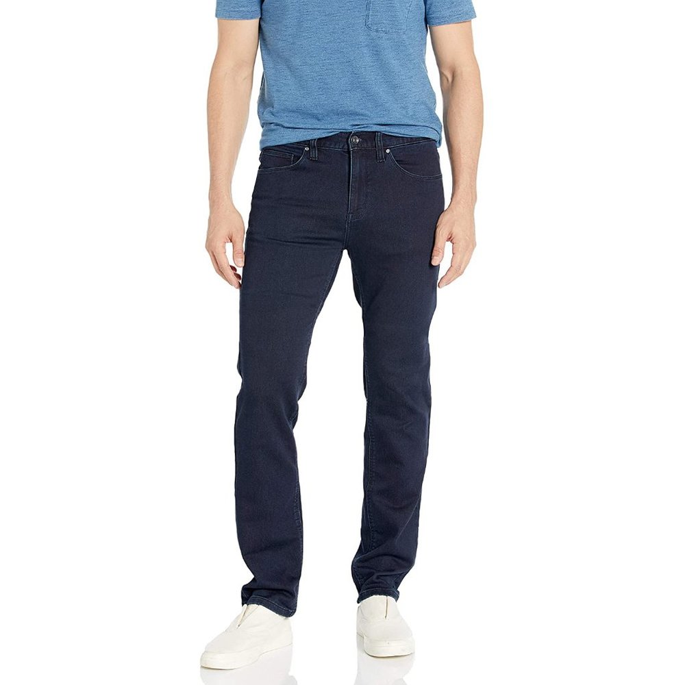 Perry Ellis Slim Stretch Low Rise Straight Jeans